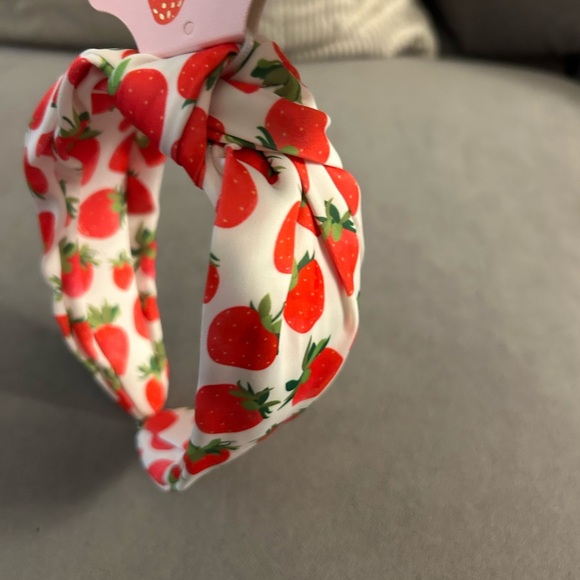 Strawberry Print Headband — NWT! - Picture 3 of 4